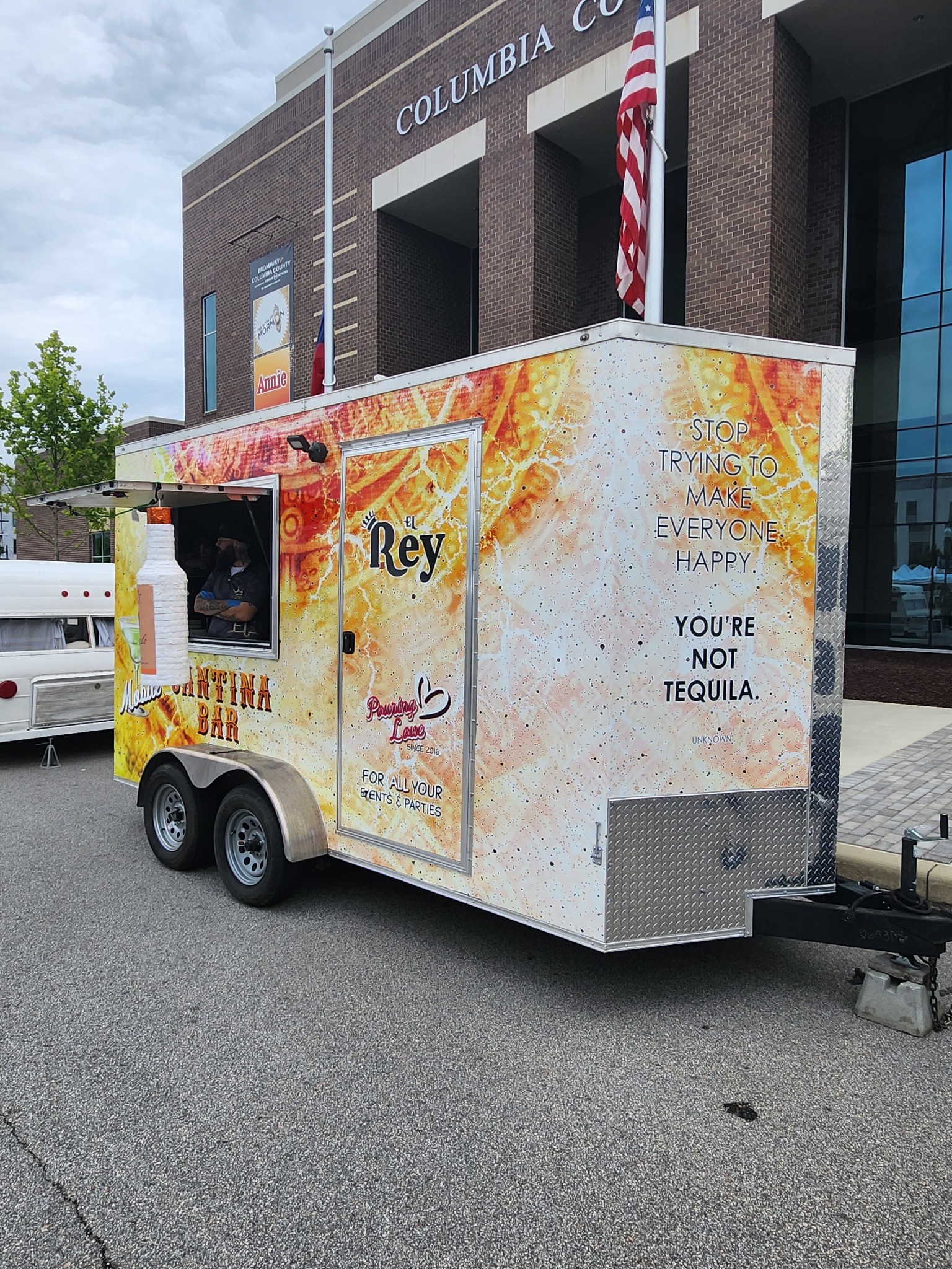 Mobile Cantina Bar rear wrap