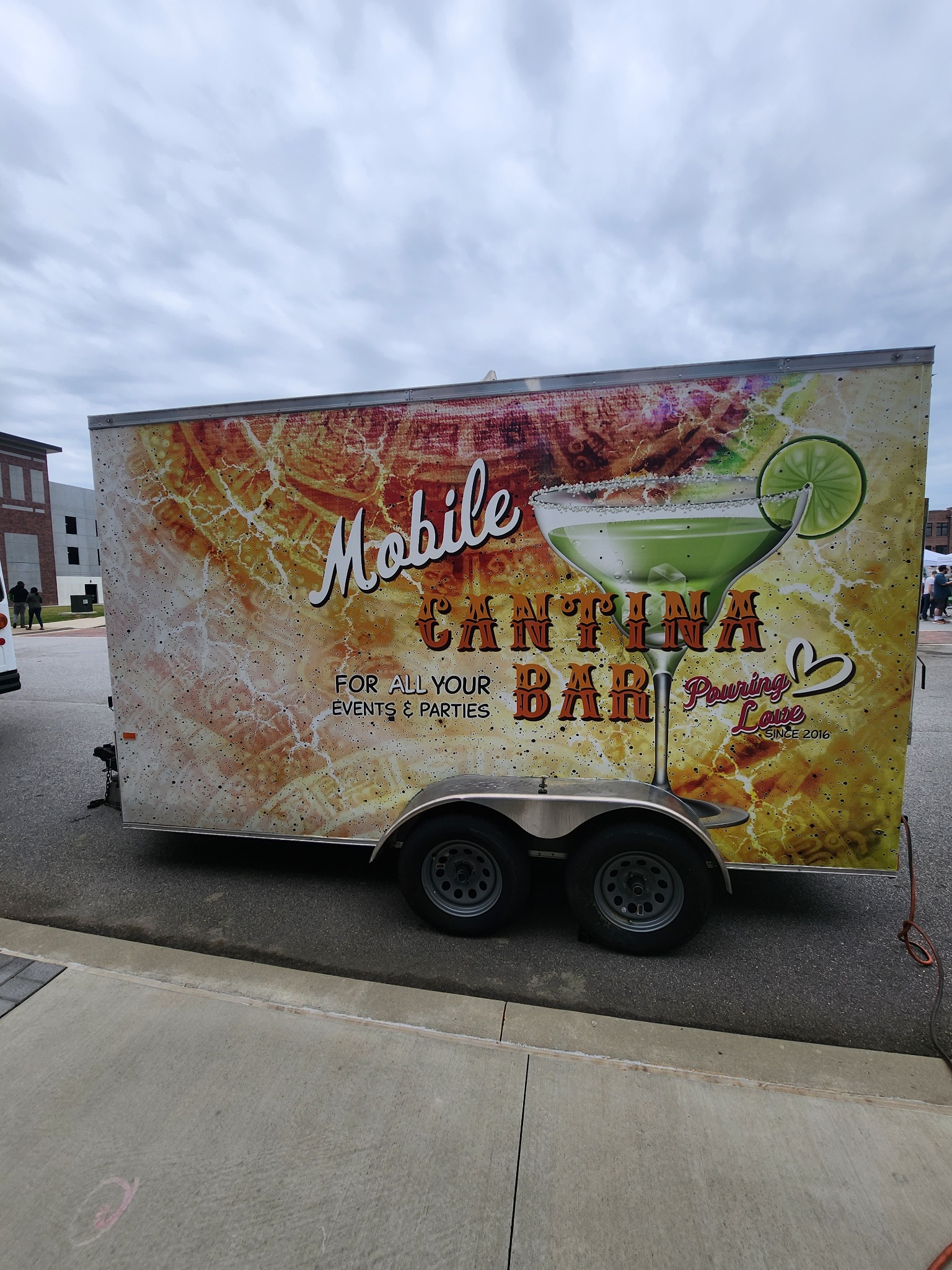 Mobile Cantina Bar street-side wrap